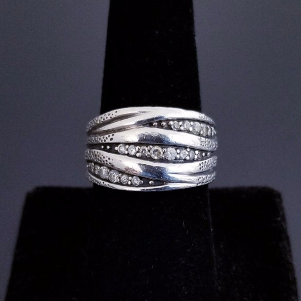 Silpada Sterling Silver Cubic Zirconium Ring